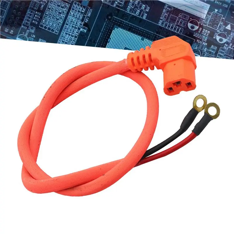 FULL-2X For Citycoco Power Adapter Connector Cable Charging Socket Lengthened Elbow Cable For Citycoco,A