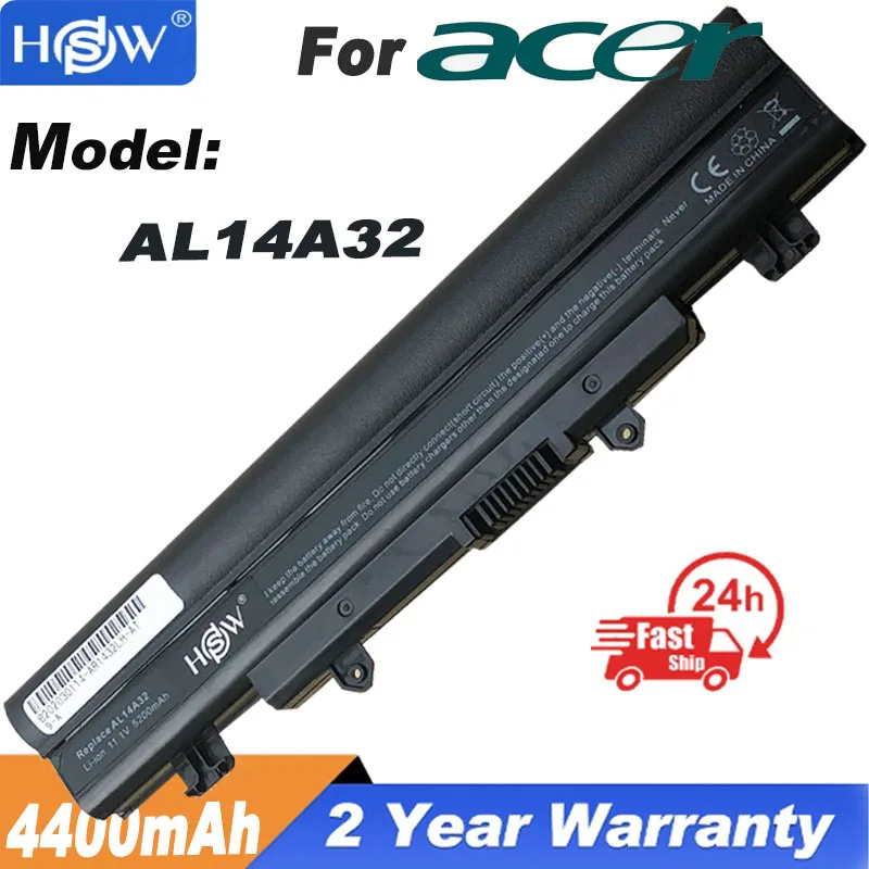 Batteria AL14A32 per Acer Aspire E5-421 E5-471 E5-511 E5-571 E5-571P E5-551 E5-521 V3-472 V3-572