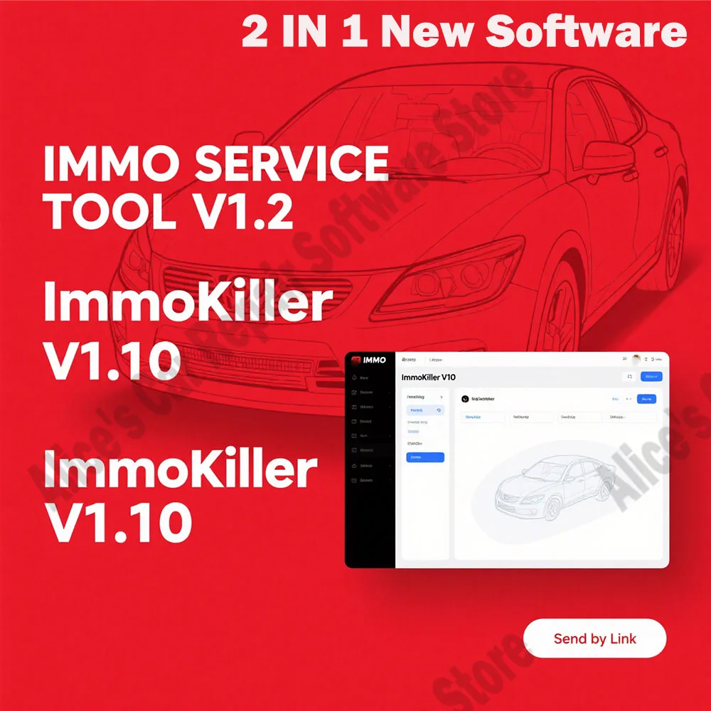 

Latest obd2 scanner ImmoKiller V1.10 IMMO Off Software v1.1 ECU Programmer + IMMO SERVICE TOOL V1.2 Immo Off Software