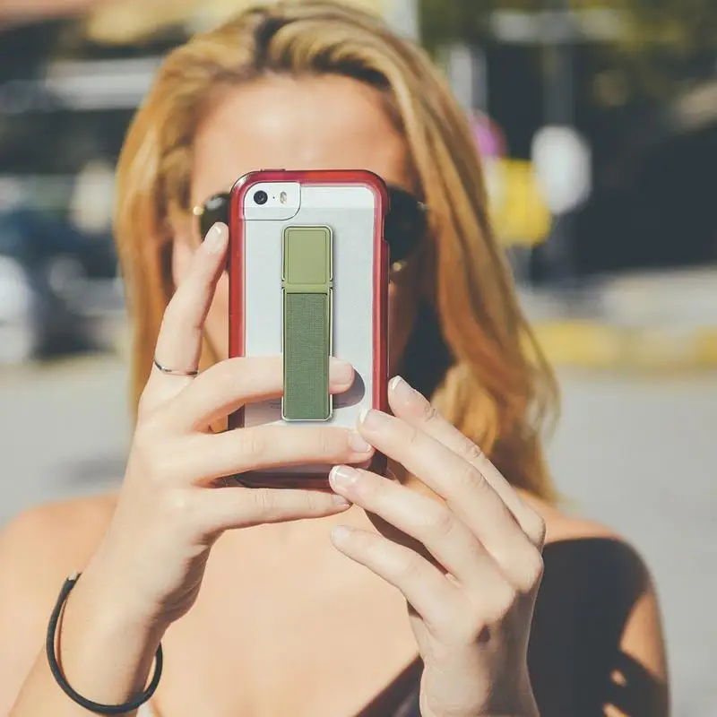 Uchwyt na telefon uchwyt na palce telefon komórkowy z stojak do telefonu pasek na rękę telefonu sznurek do etui na telefon jako bezpieczna obsługa