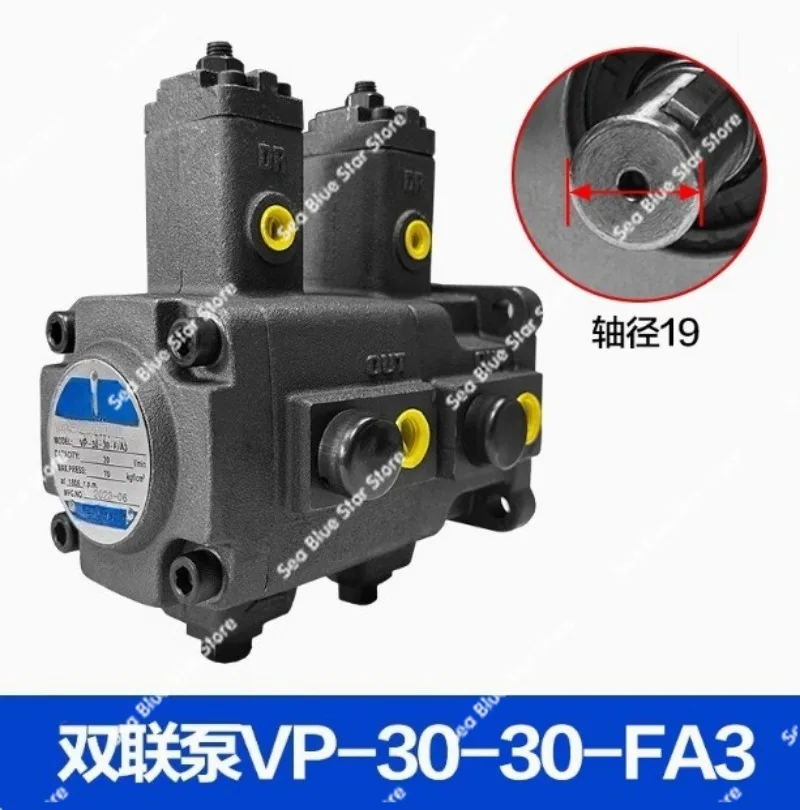 Double pump VP-20-20VP vane pump variable assembly VP pump head 20SHE40F hydraulic VP20 cast iron
