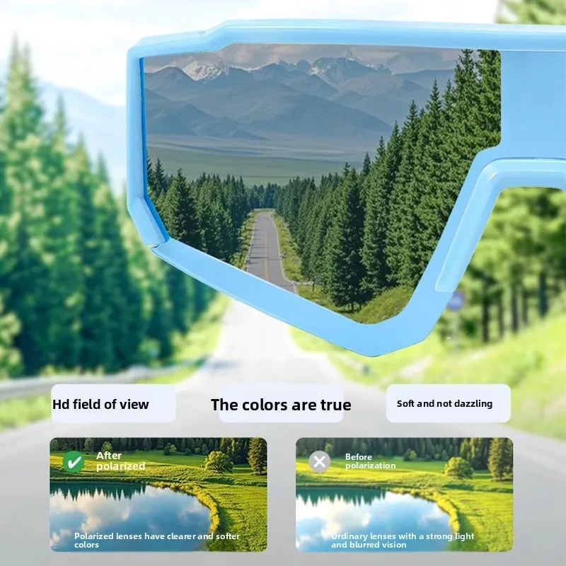 Cycling Sunglasses Kids UV Protection HD Polarized TR90 Girl Sun Glasses Safety Anti Slip Sunglasses Boys 5 To 14 Years Old