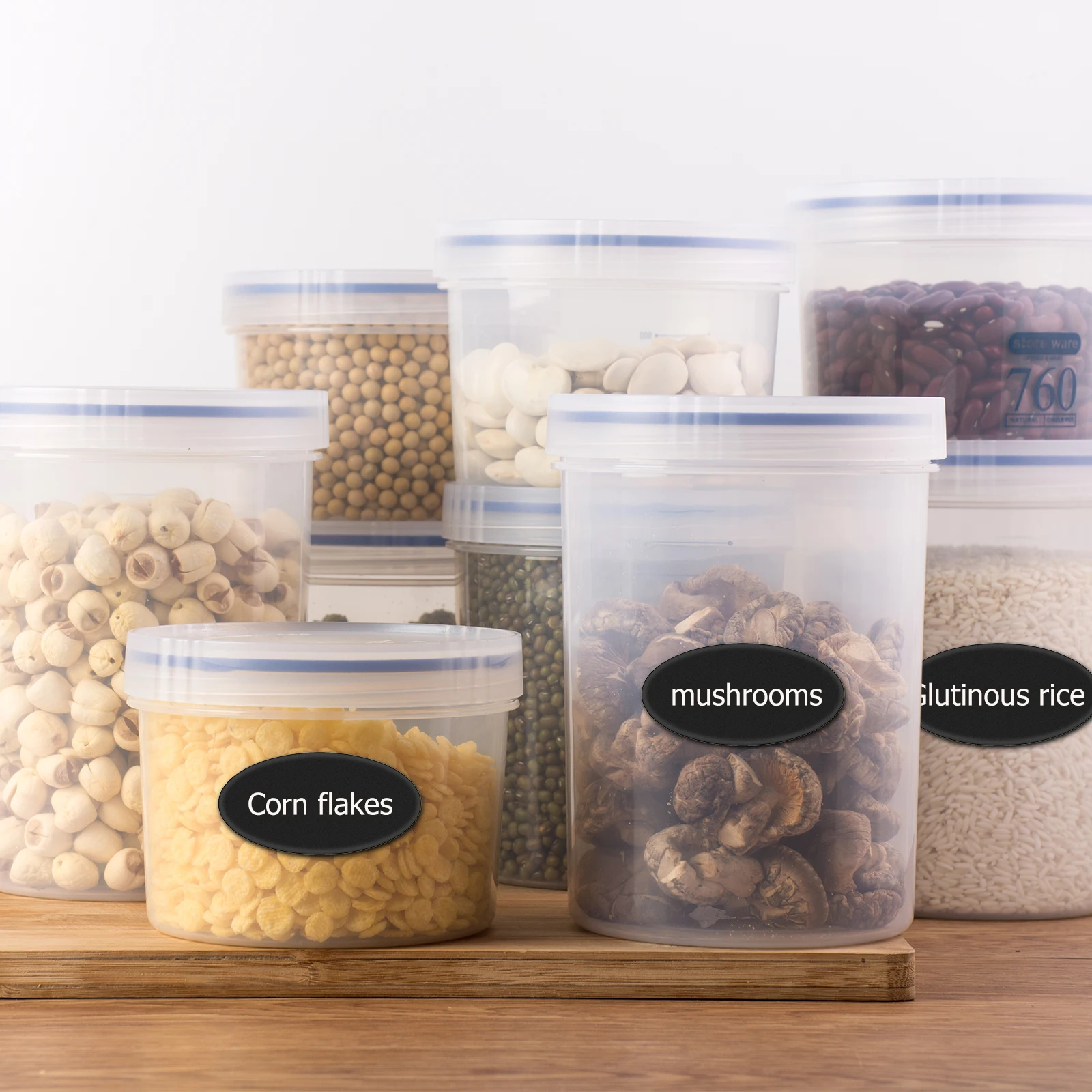 

148 Pcs Flavor Bottle Label Waterproof Stickers Adhesive Labels for Home Chalkboard Paper Kitchen Spice Jar