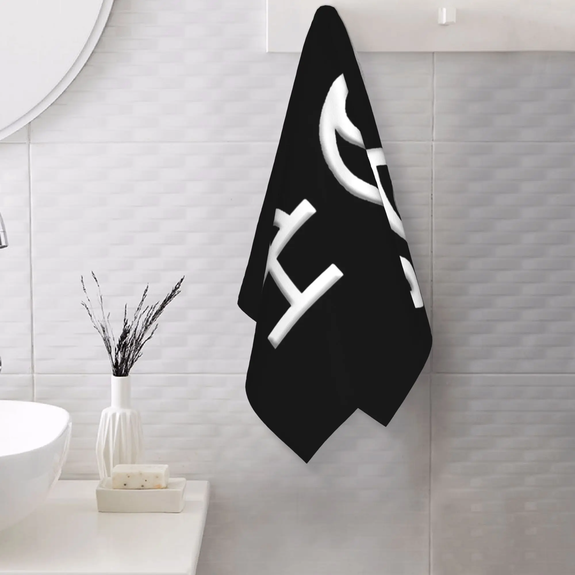 Custom Bad Omens is an American metalcore Soft Face Towel Quick Dry Pool Bath Cotton Towels Absorbent