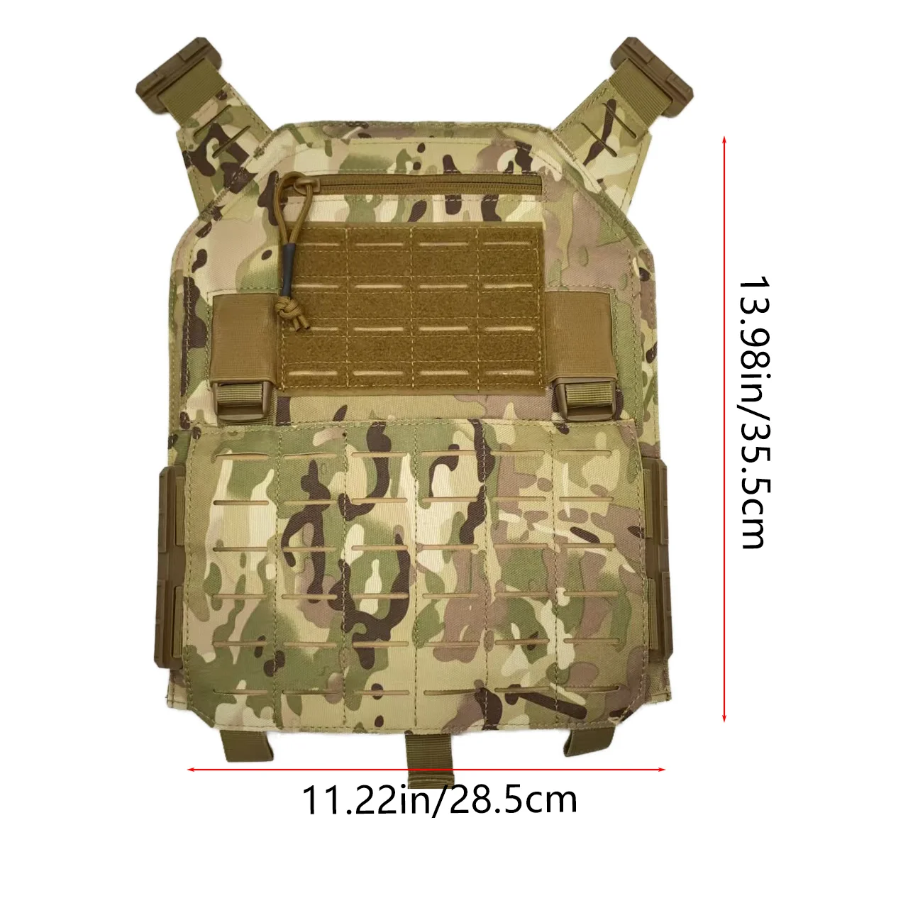 Multi-Role Tactical Vest: Adjustable Nylon Design, Ballistic Panel Ready for Field Enforcement