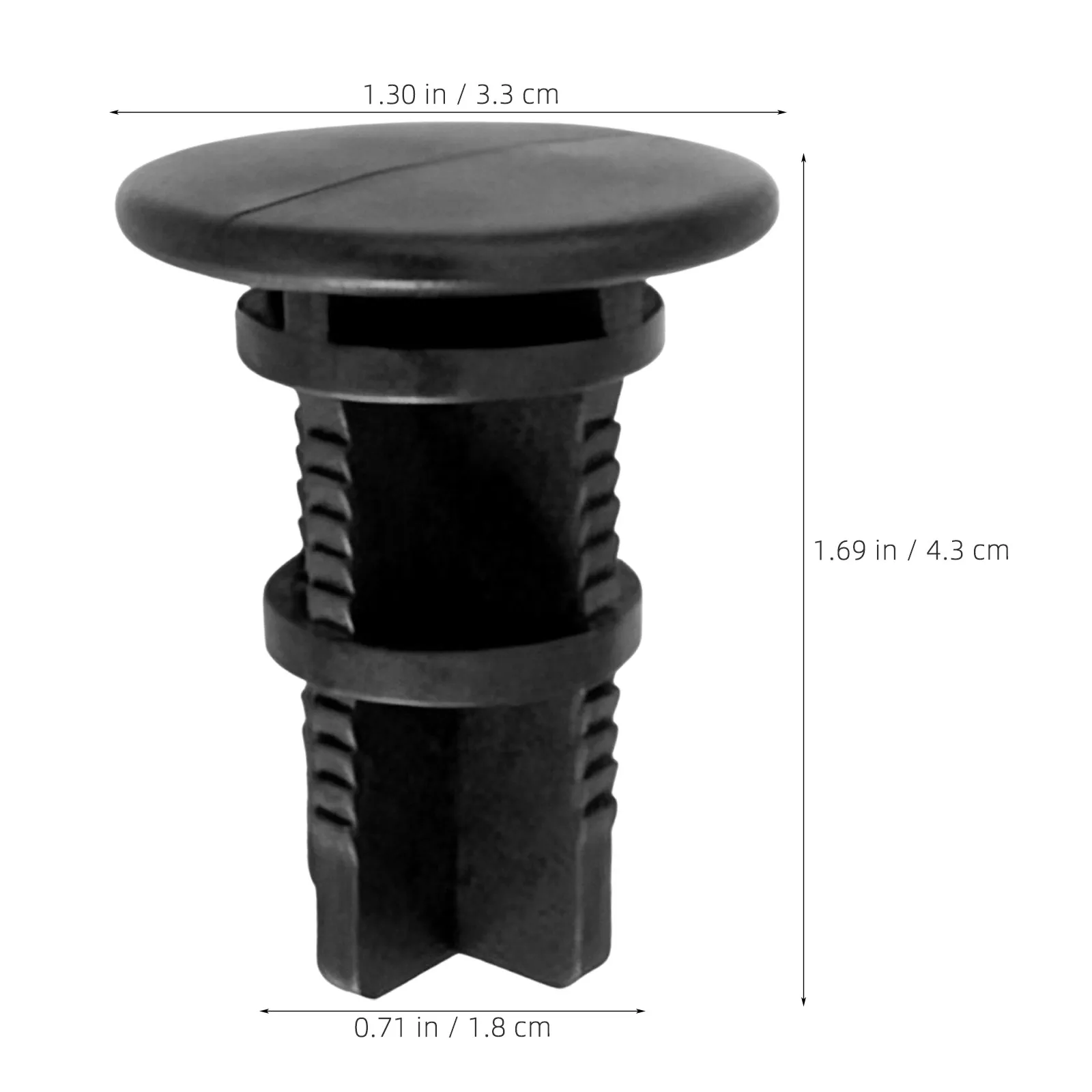 10Pcs Trash Bin Lid Hinge Pins Plastic Replacement Parts for 100 120 240L Garbage Bins Secure Lid Connection Trash Can Parts