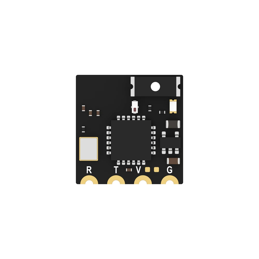 Foxeer ELRS Lite 2.4G Receiver Onboard Ceramic Antenna RGB LED Indicator 0.5g for ELRS 2.4G TX FPV Freestyle Long Range Drone