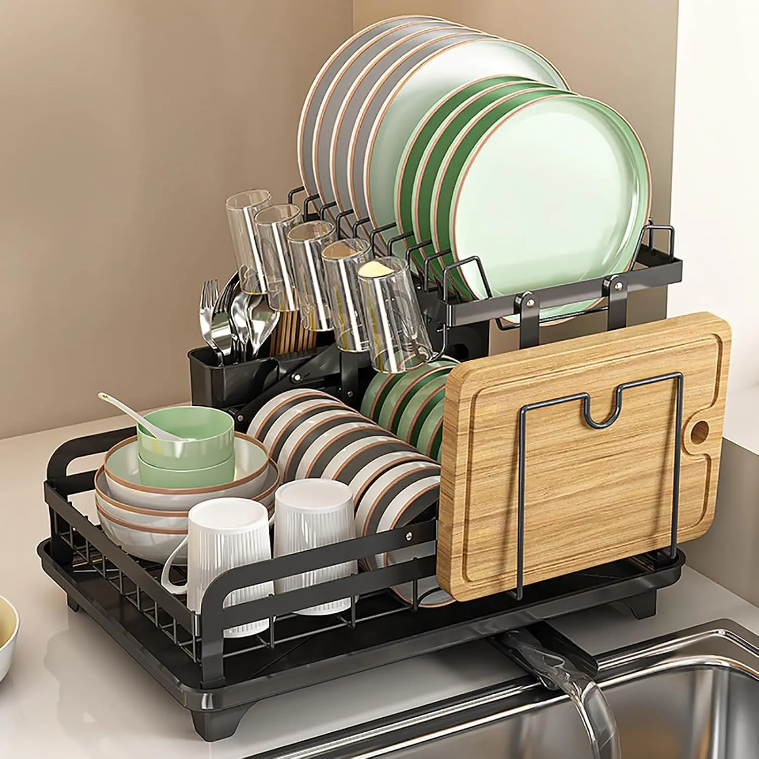escurridor-de-platos-de-gran-capacidad-con-360-°-boquilla-giratoria-rejilla-de-secado-de-platos-ajustable-desmontable-rodamiento-de-alta-carga