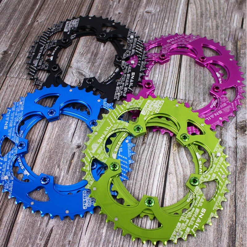 SNAIL 50T/35T 110BCD Chainring Road Bike Chainwheel Plate Double Oval Bicycle Chain Ring 9-11Speed Ultralight Bike Parts