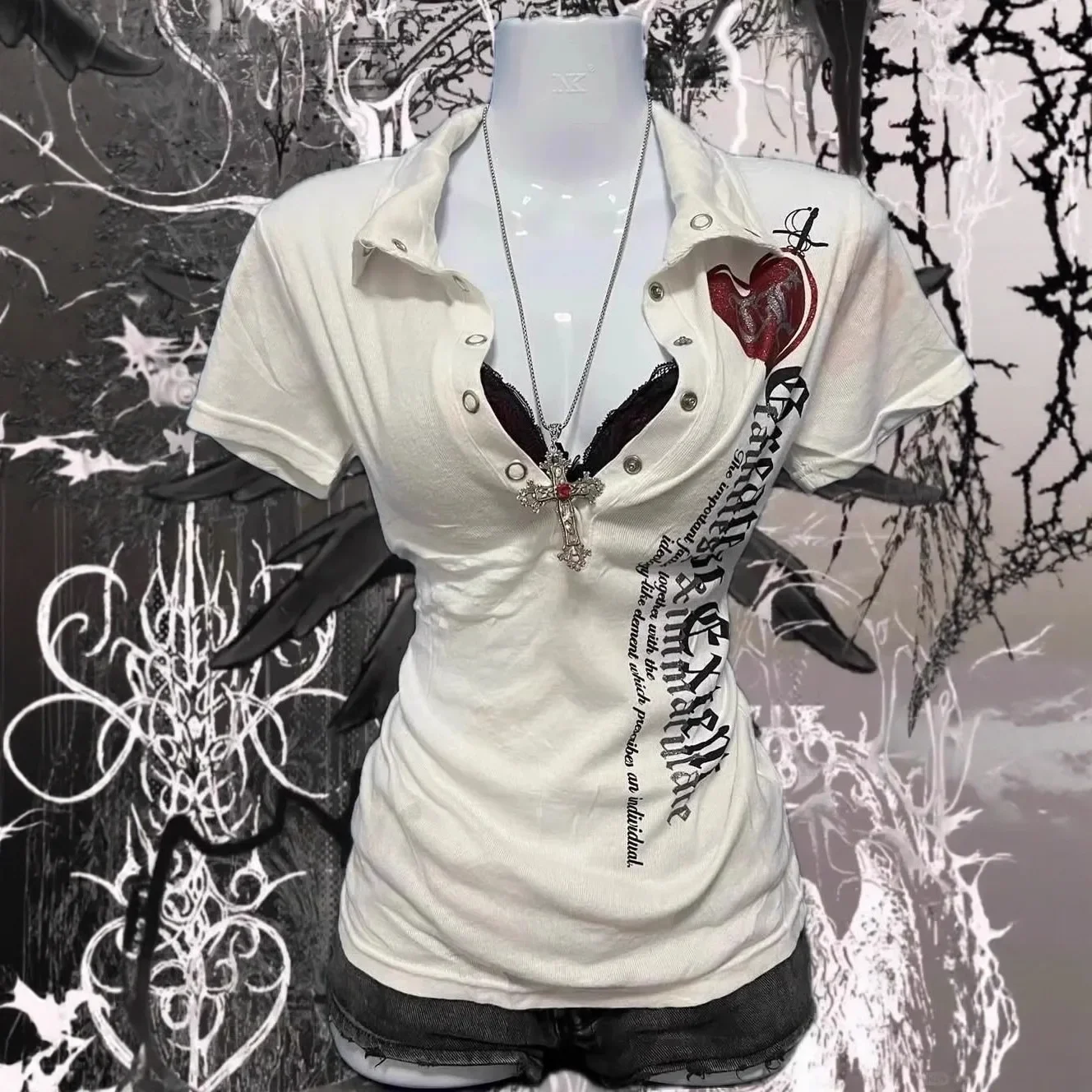 سليم صالح الأمريكية الرجعية الساخن فتاة طباعة قصيرة الأكمام تي شيرت المرأة الصيف نمط جديد تنوعا التخسيس الأعلى ألياف البوليستر