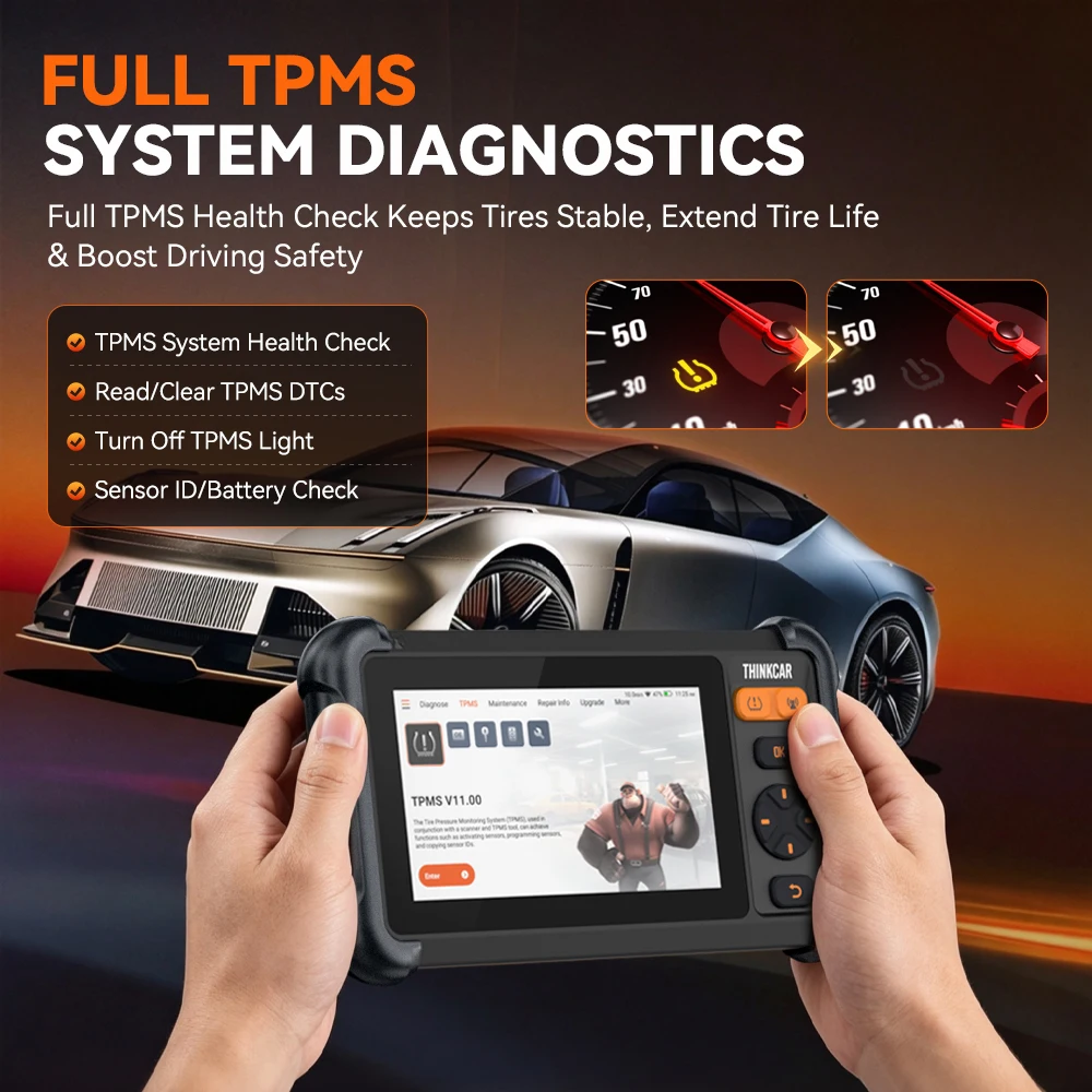 2026 Newest Diagnostic Scanner THINKCAR VT679 All-in-One TPMS & Full OE Car Diagnostic Tool 28 Reset Services CAN FD