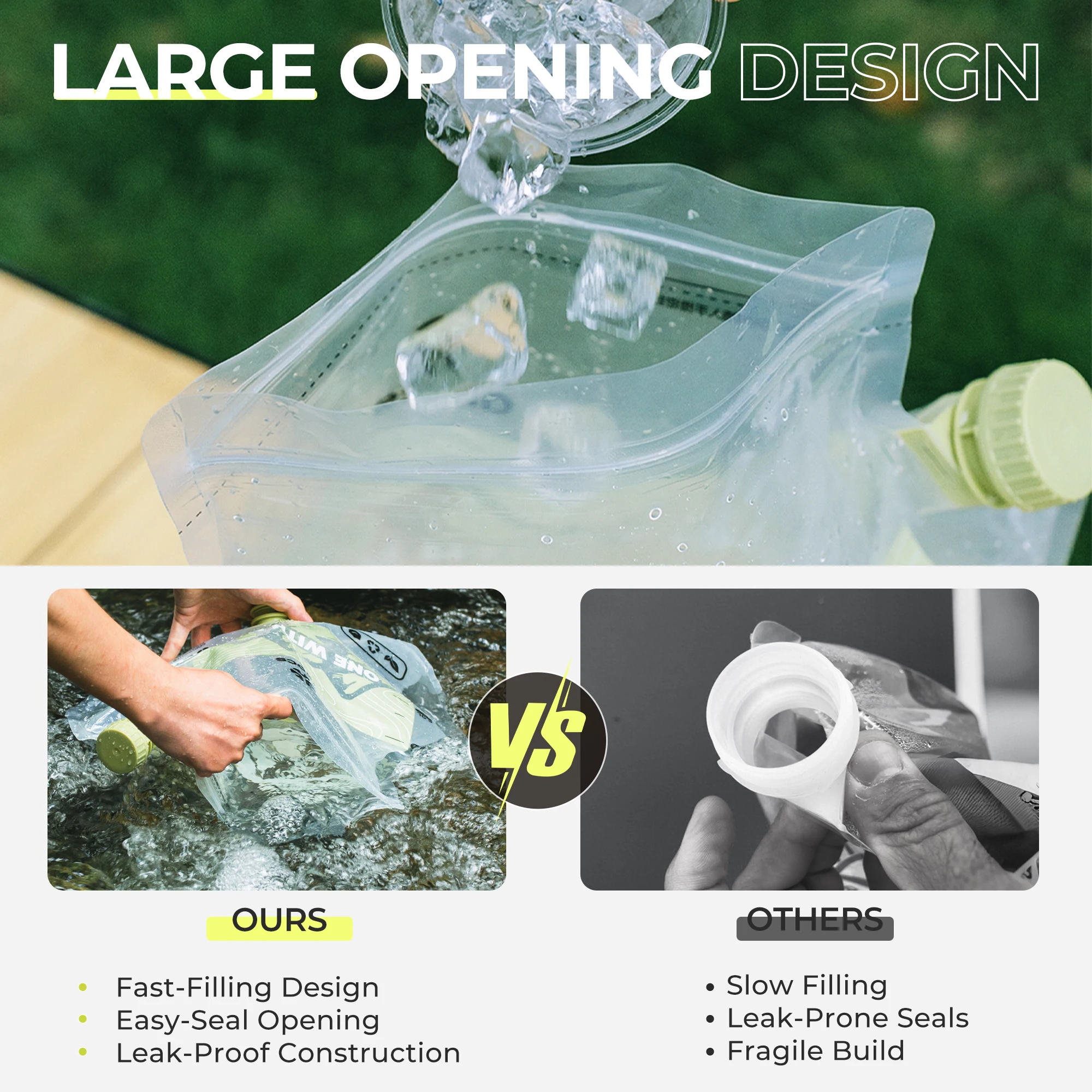 8L ALOCS Campingowy Worek na W – Water Bag Collapsible recenzja i cena