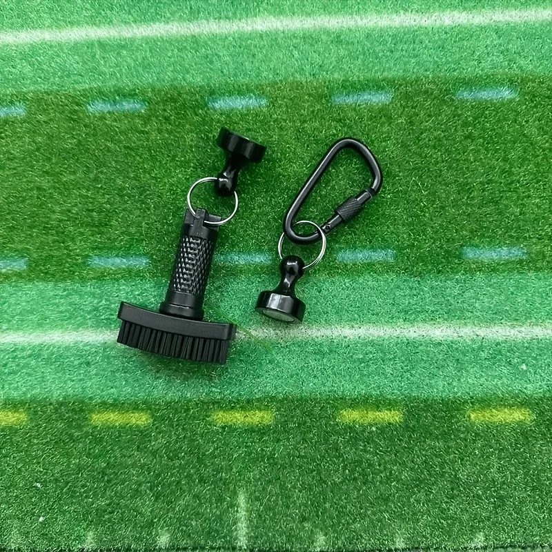 Mini-Golf-Reinigungsbürste mit Abnehmbarem Magnet, Robuste Nylonborsten, Professionelles Golfschläger-Reinigungswerkzeug – Detail 5
