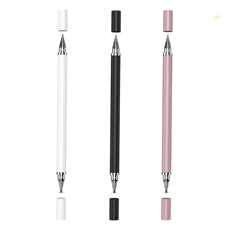 Penna capacitiva per disegno a matita capacità Penna a per tablet con penna stilo 2 in 1 Dropship