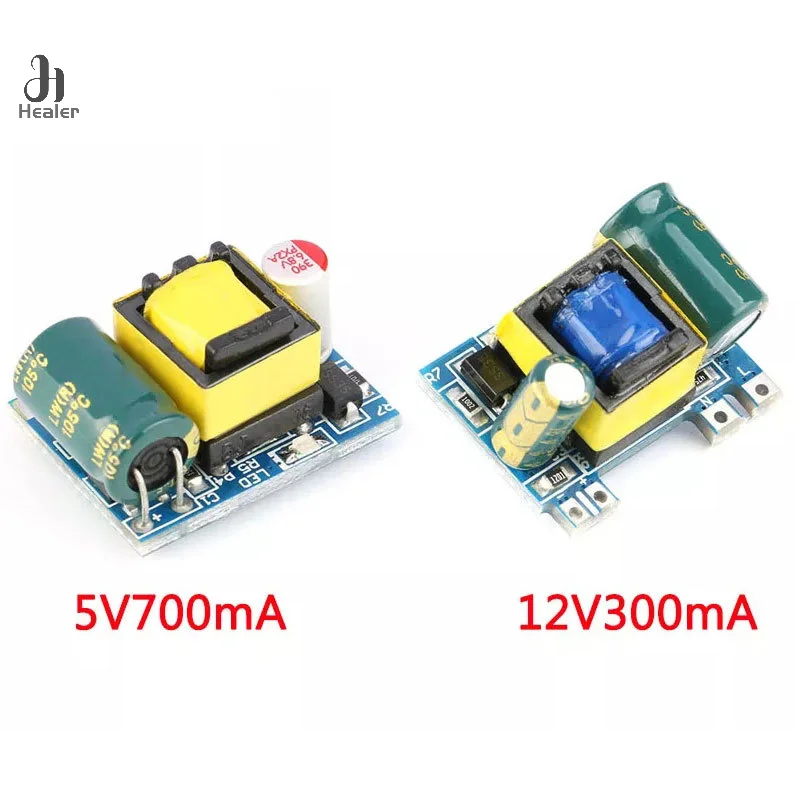 AC To DC 5V 700mA 12V 300mA 3.5W Isolated Switch Mini Power Supply Buck Converter Step Down Module AC 220V To DC 5V/12V