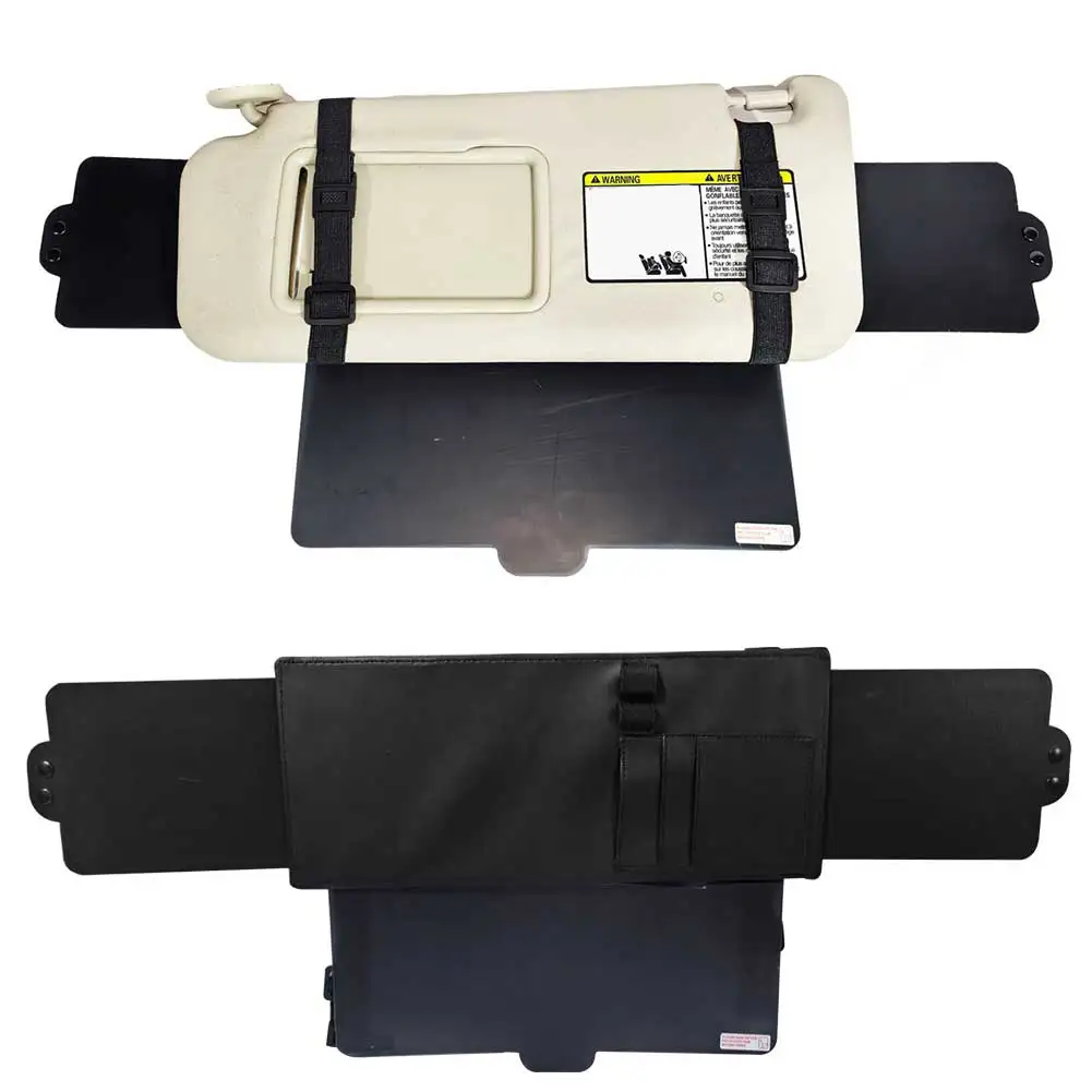 UV-Blocking Car Sun Visor Extender with Three-Point Adjustment Mechanism and Clear PC Lens for Consistent Visual