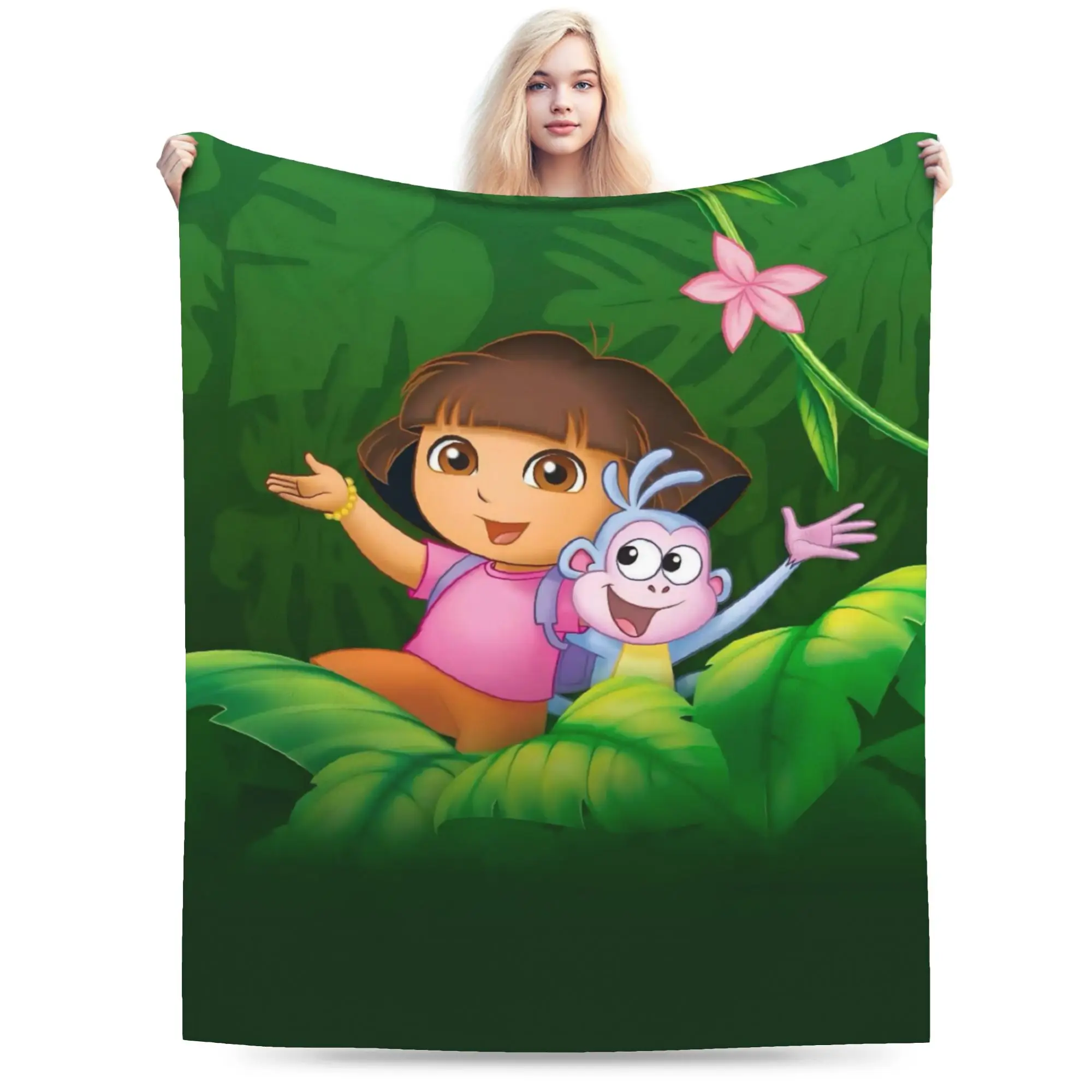 D-Doras The Explorers Accessories Blanket Warm Cozy Fluffy Blankets for Couch 50x60 Inches Multiple Sizes Throws And Blankets
