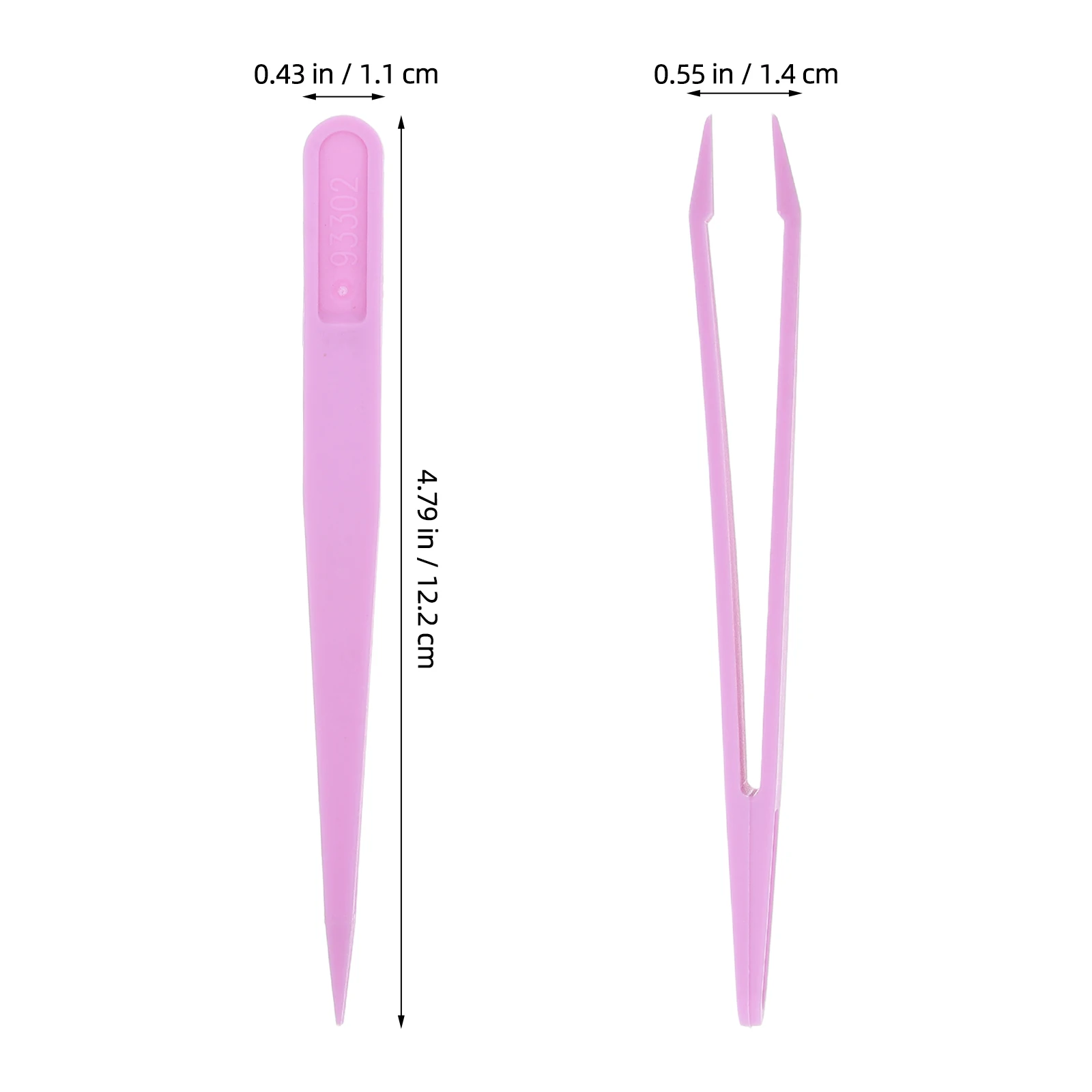 20 Stuks Kids Plastic Pincet Rechte Tip Precisie Fijne Motoriek Craft Bead Behandeling Montessori Voorschoolse Zintuiglijke Bin