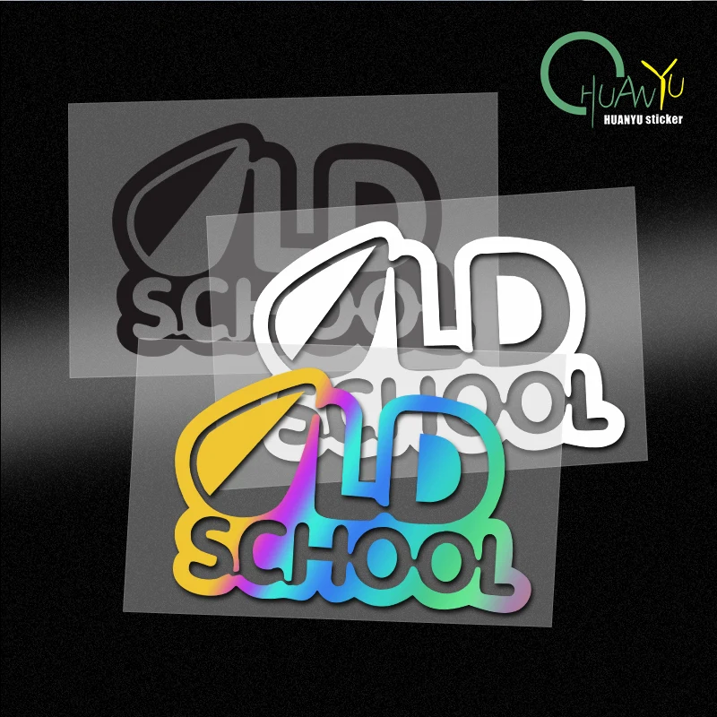 

Car Sticker 3D Old School Sticker On Car Funny Stickers and Decals Vinyl Decor Car Styling
