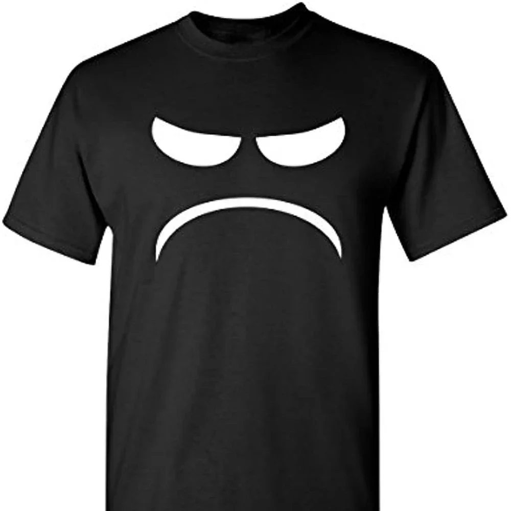 Funny Face T Shirt Mad Wink Smile Graphic Novelty Sarcastic T Shirt Graphic Video Games Tees Graphic T Shirts