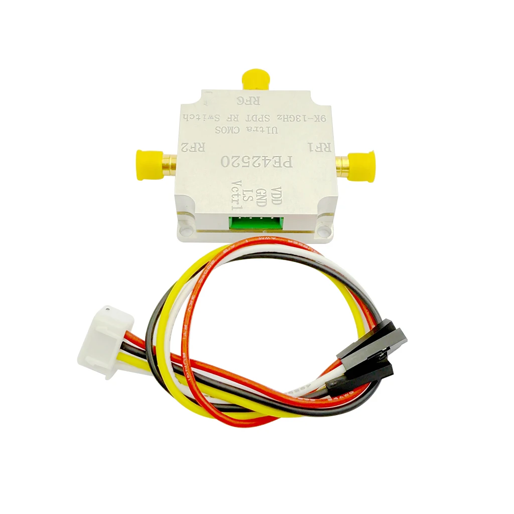 

PE42520 Modules 13GHz RF SPDT Switch RF Non-Reflective SPDT Switches X-Band Switching with SMA Female Connector 35*35mm