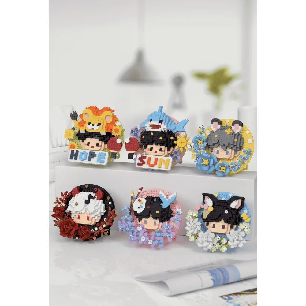 

LDS 3D Brick Badge Set: Touchable Character Moments with Interchangeable Scenes – Limited Collector's Edition