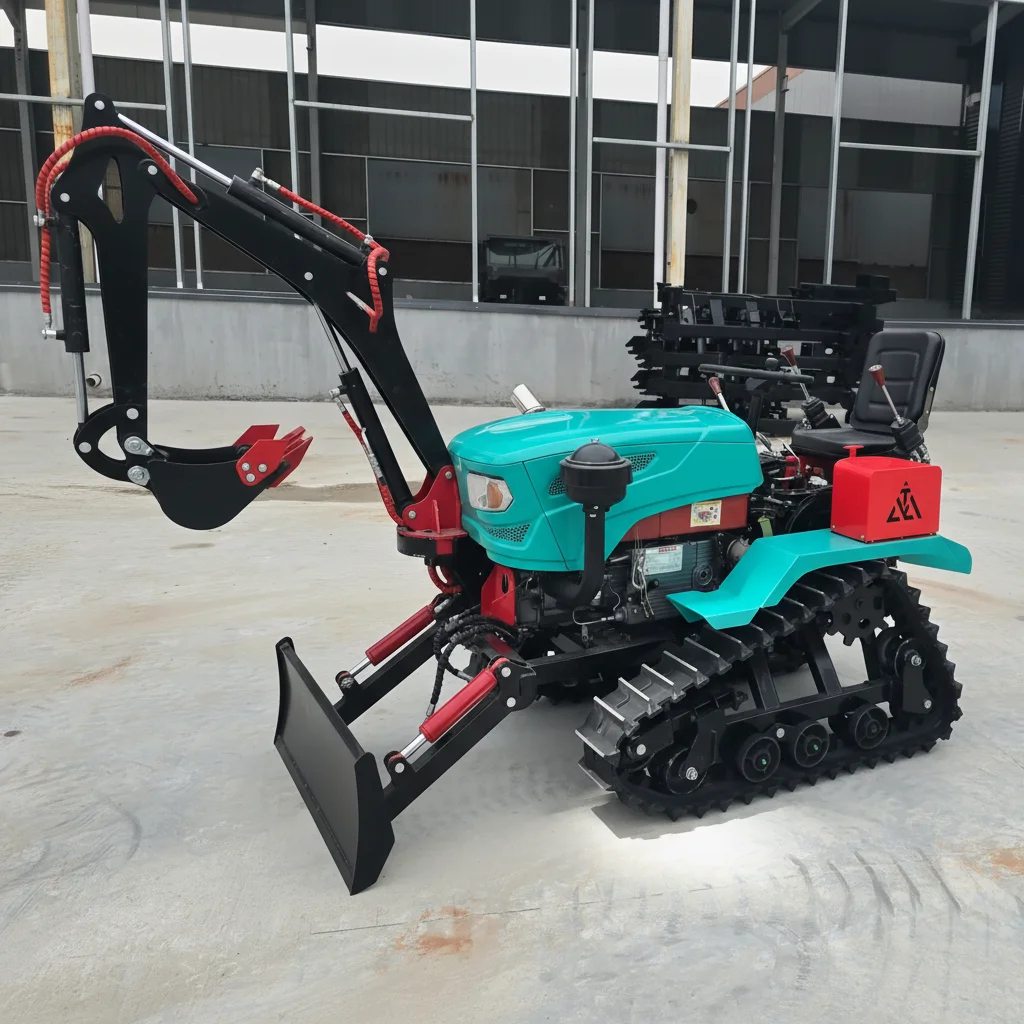 

Customize Mini Crawler Tractor For Orchard Greenhouse Garden Farm Work