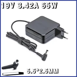 19V 3.42A 5.5x2.5mm 65W AC Laptop Adapter Charger For Asus X401A X550C A450C Y481 X501LA X551C V85 A52F X555 w519L x751