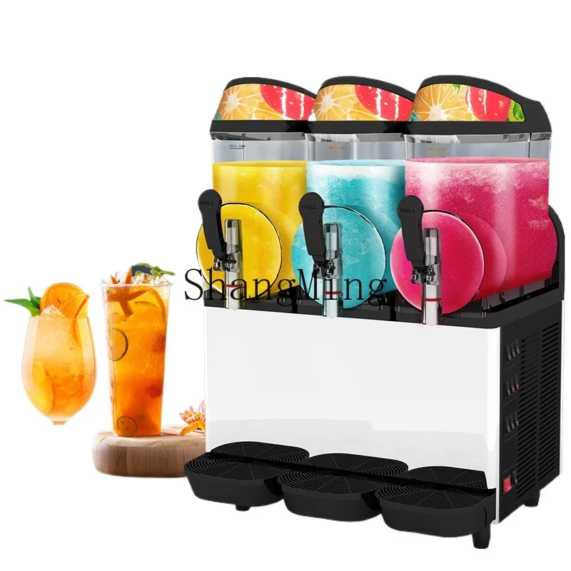 

ZYY three-cylinder snow melting machine XC336 automatic smoothie machine cold drink juice snow beverage machine