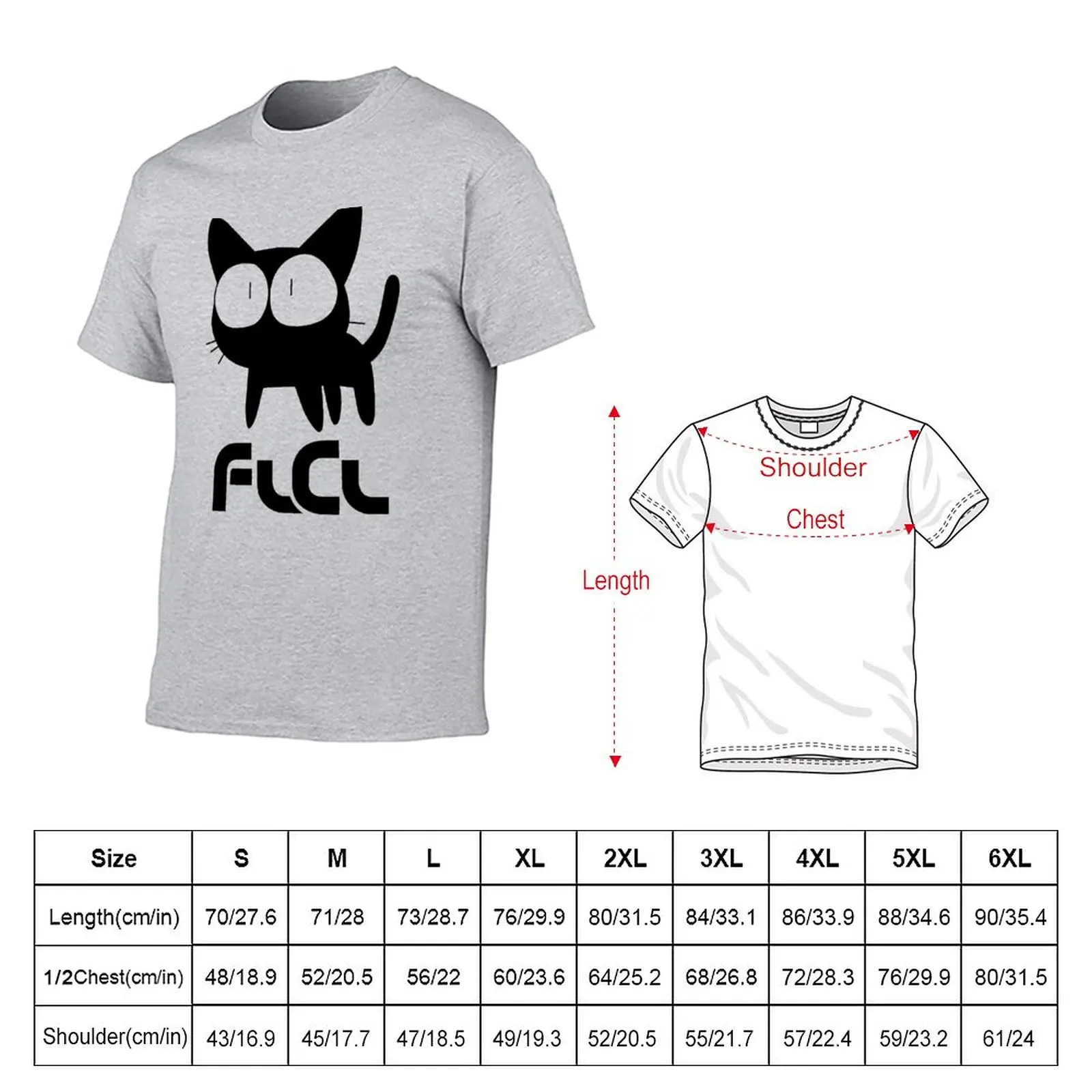 T-shirt flcl t-shirt personalizzate magliette in cotone da uomo