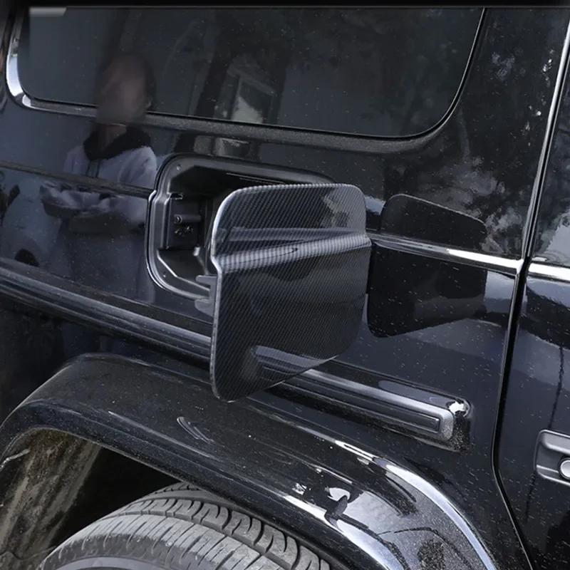 For 19-25 Mercedes-Benz G-Class G500, G63, G350, G400, G550, G450 Modified Carbon Fiber Fuel Tank Cap Decorative Cover Sticker view 4