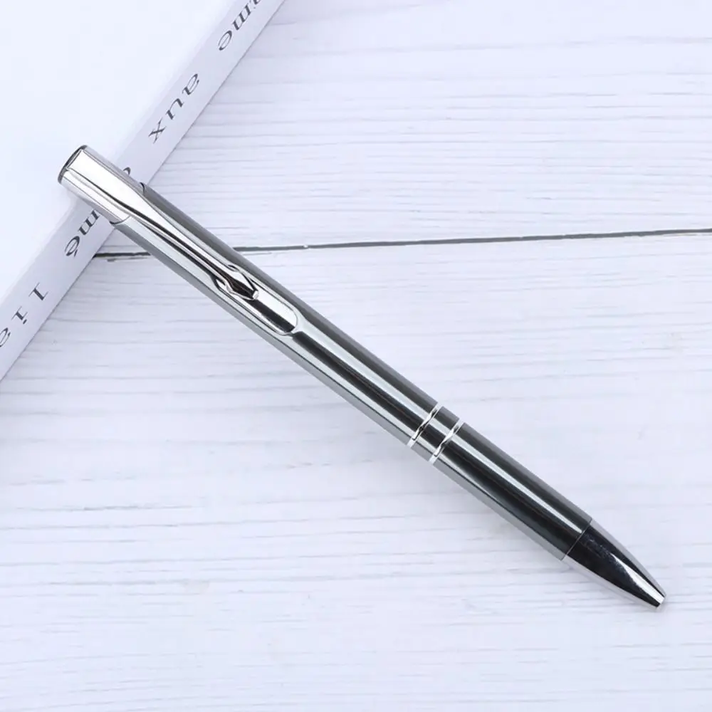 office Pen Luxury Metal Ballpoint Pen Waterproof Inktight Creative Small Gifts Durable Multifunction Aluminum Rod Pen Office