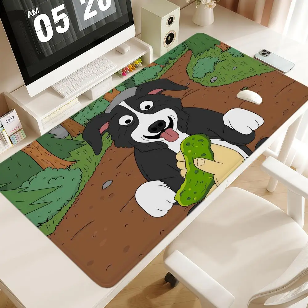

Коврик для мыши с рисунком Mr p-Pickles, большой коврик для мыши 1000x500 XXL для FPS eSports Gaming, нескользящие офисные коврики для клавиатуры, настольный коврик