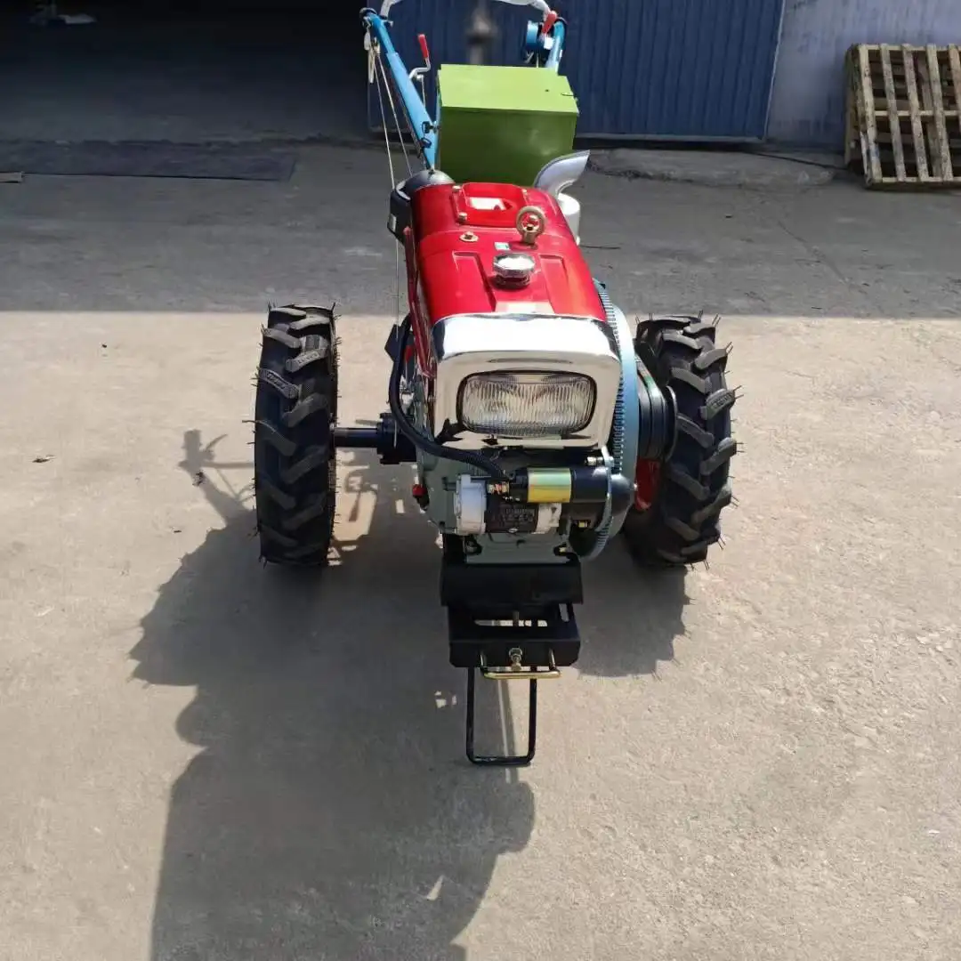 farm multi purpose with plough rotavator corn wheat planter hand walking tractors two wheels