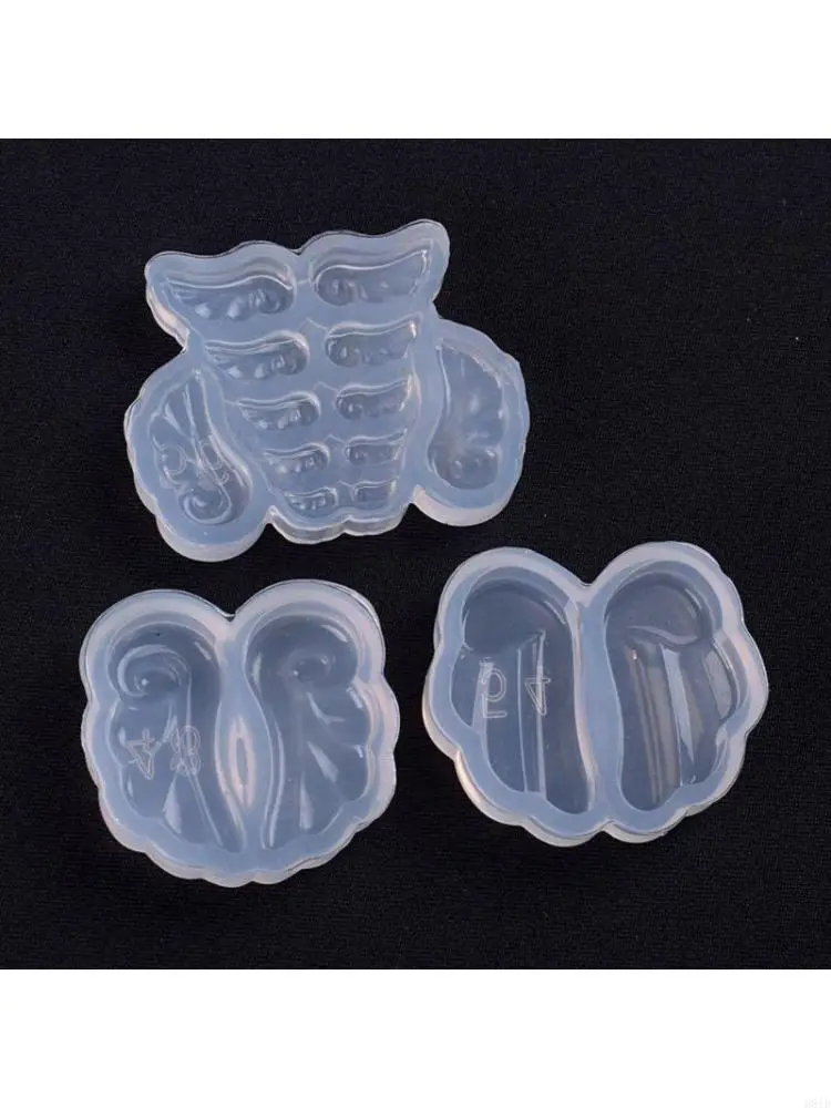  Angel Wing Shaped Silicone Resin Molds Epoxy Resin Casting Mould DIY Decorative Artist Mould for Jewelry Art Craft