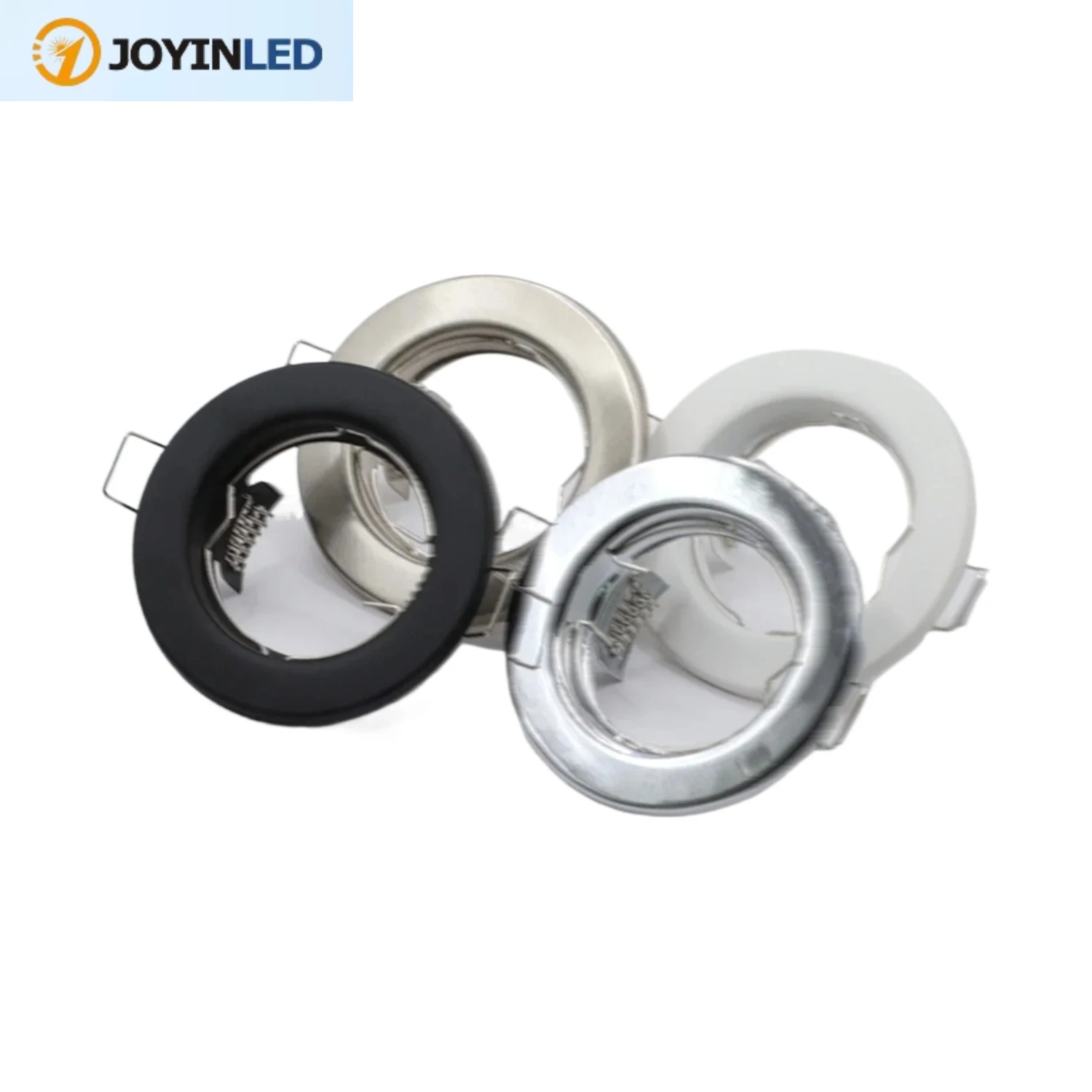LED Recessed Downlight Frame GU10 MR16 Housing LED Downlight Frame Holder Adjustable Cut Hole 60mm Fitting Ceiling Lamp