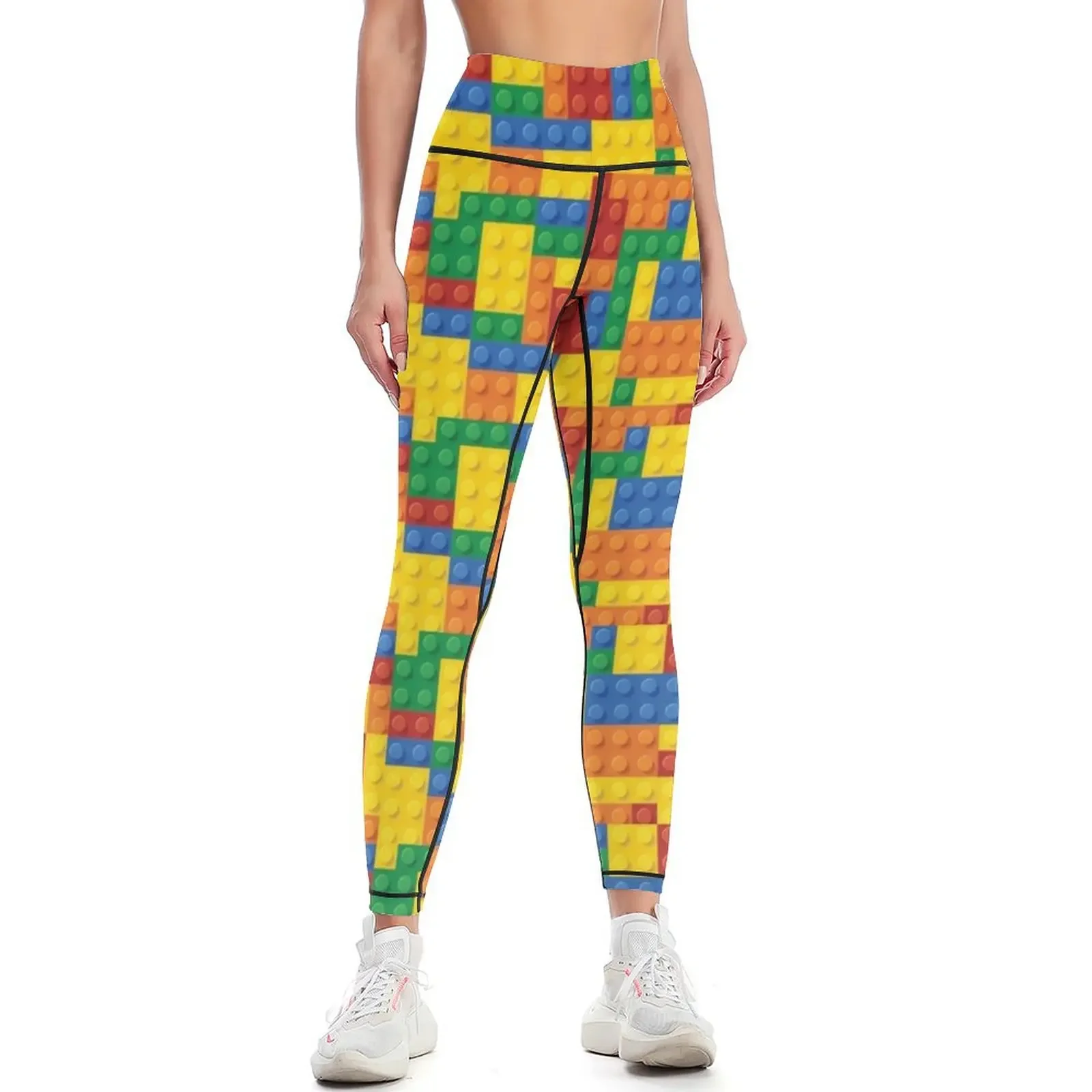 

Color Building blocks Leggings Sports female joggers for trousers sport pants Womens Leggings