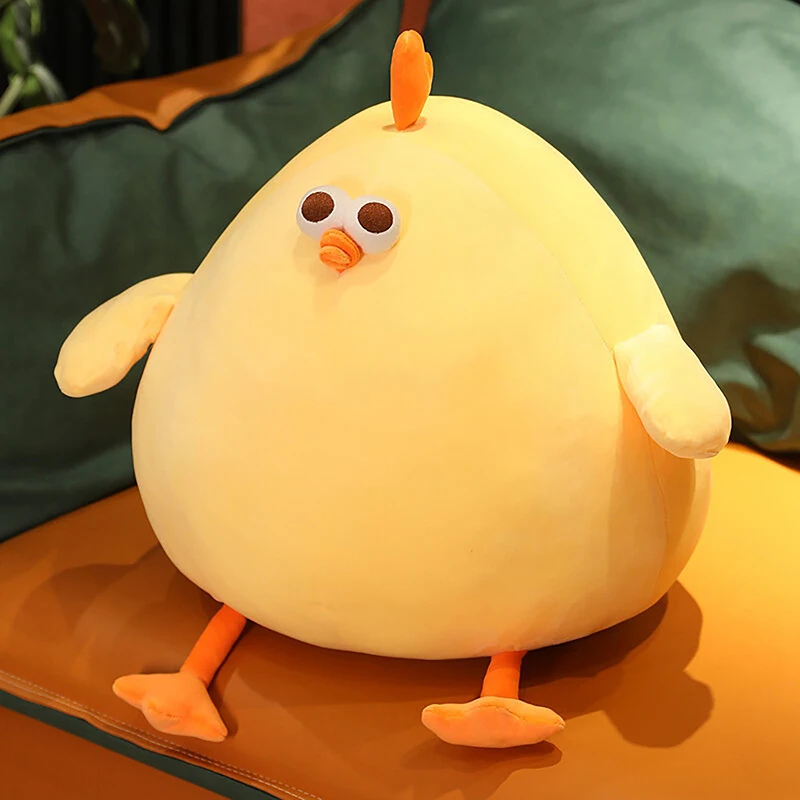 25/45CM  Yellow Chick Doll Soft Stuffed Animal Chicken Plush Toys Pillow Comfort Cushion Gift For Children Home Decor