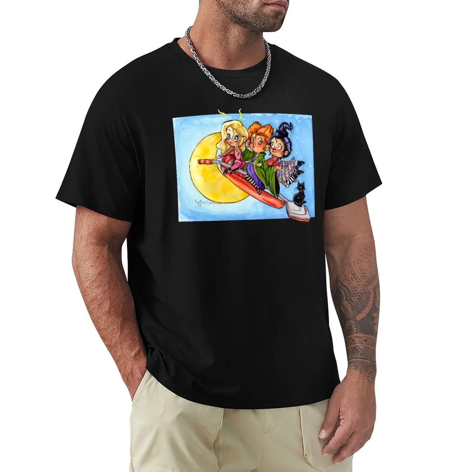 

Witches T-Shirt Large Size Soft Cotton T-Shirt