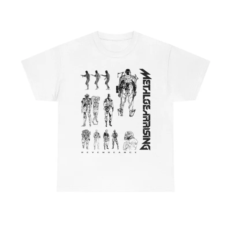 

00012866#A-Metal Gear Rising T-Shirt: Unisex Gaming Graphic Tee, Revengeance