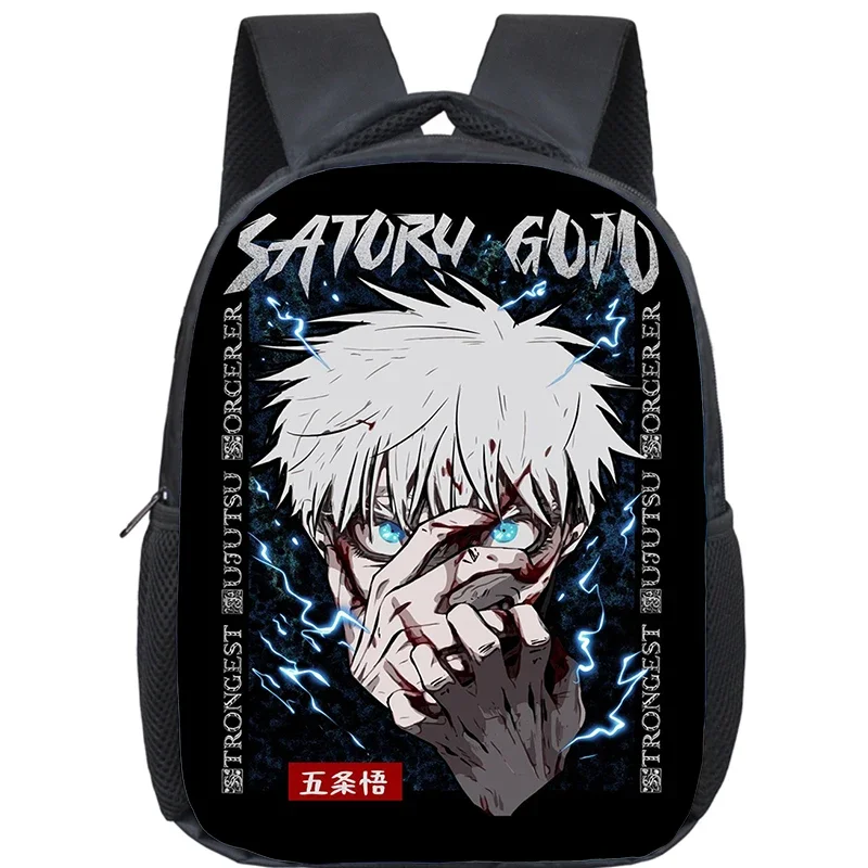 Ransel Anime Jujitsu Kaisen Tas Sekolah Kartun Gojo Satoru Tas Taman Kanak-kanak Ransel Anak Laki-laki Perempuan Tas Buku Anak Tahan Air Mochila