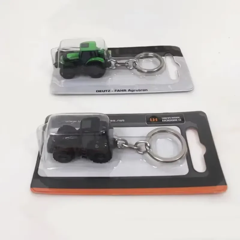 for UH5800 1:128 Alloy Tractor Keychain Diecast Agricultural Vehicle Model Static Simulation Toy Finished Product