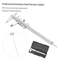 Professional Stainless Steel Vernier Caliper Gauge 0-150mm Sliding Gauge Measurement Tool Inside Outside Depth Step Micrometer