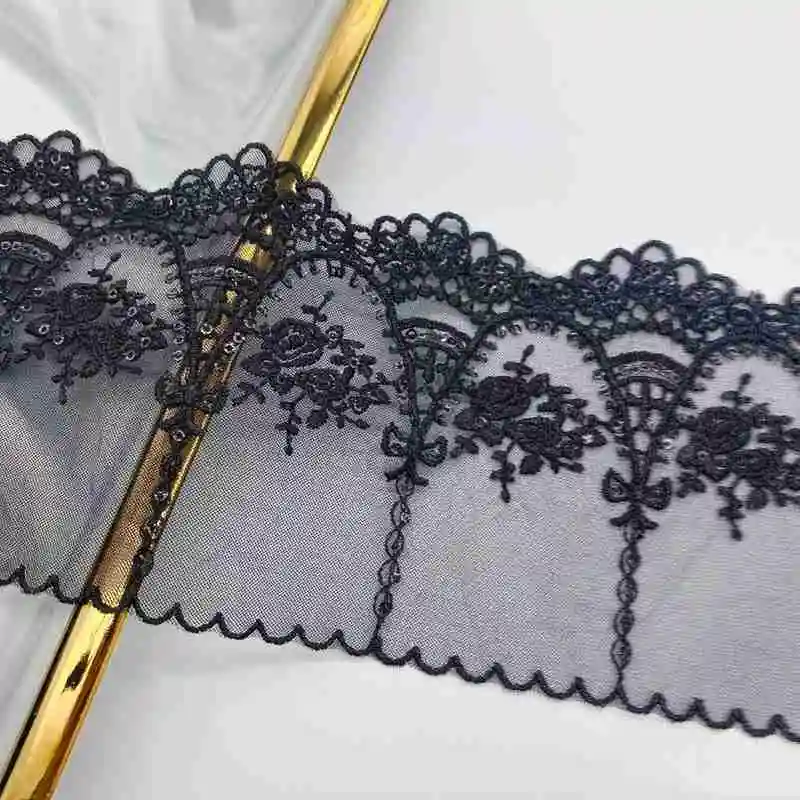 Mesh sequin Lace Wedding Dress Decoration Curtain Accessories Dress sewing DIY Lace Accessories