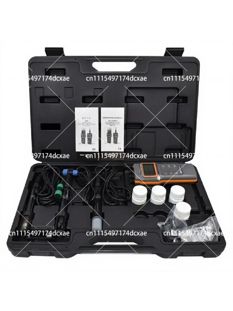 Water Quality Meter Digital Dissolved Oxygen PH Conductivity Salinity Temperature Tester for Aquarium Hydroponics
