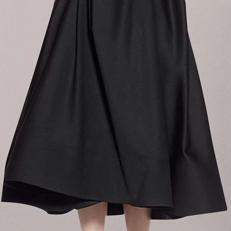 High Quality Fashion Summer Black Ball Gown Dress 2023 Elegant Women O Neck Short Sleeve Slim Waist Ladies Office Midi Vestidos
