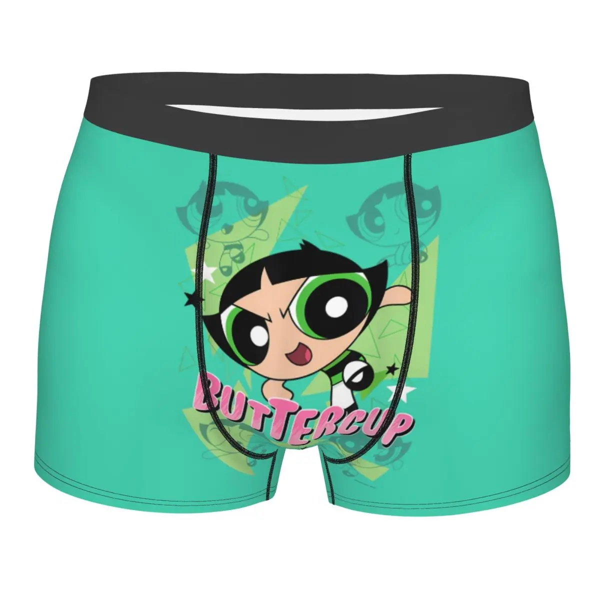 

Custom Cartoon Animation Powerpuff Girls Underwear Men Breathbale Boxer Briefs