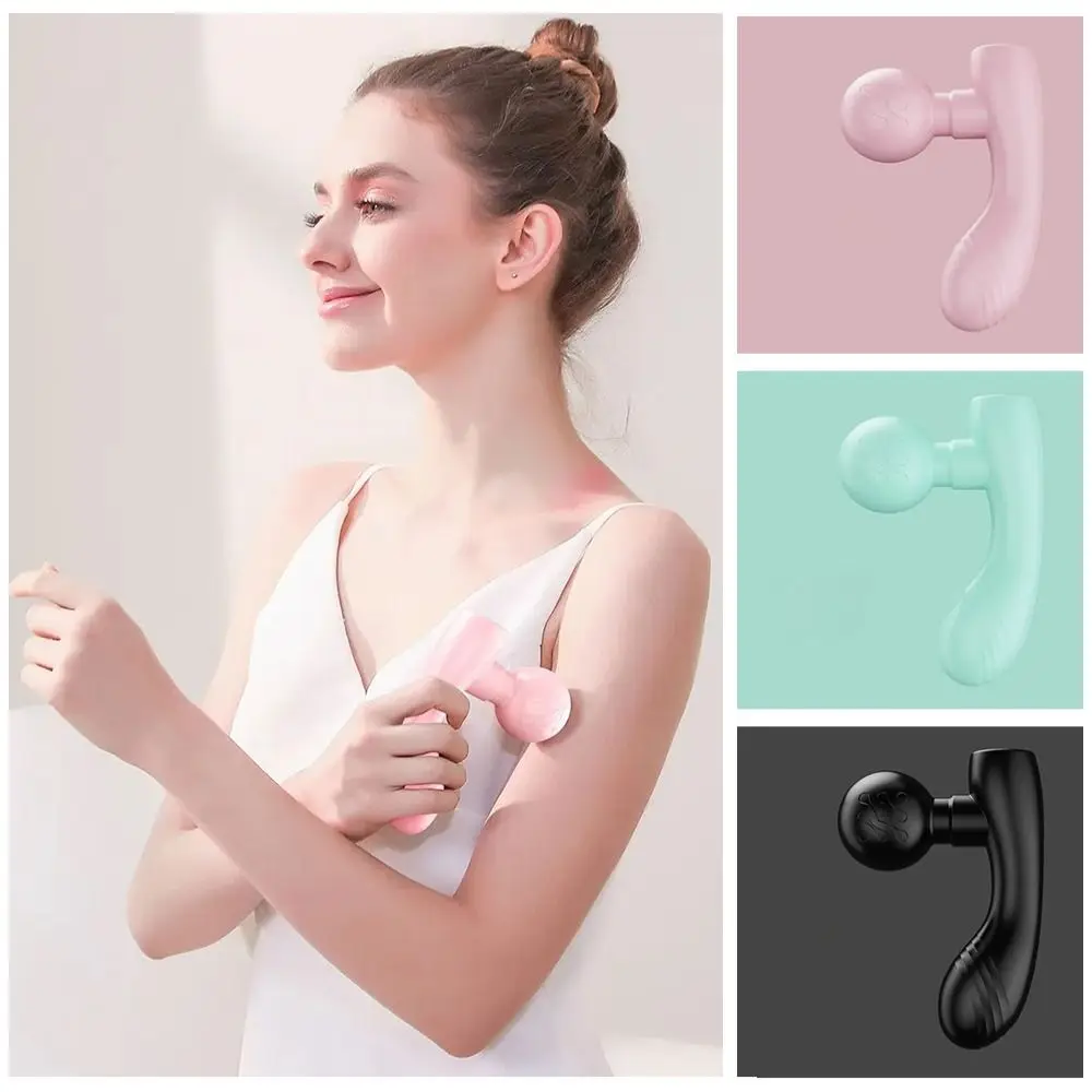 Nuovo mini strumento per fascia che vibra velocemente ricaricabile doppia testa sia portatile per il rilassamento muscolare artefatto di massaggio universale per tutto il corpo