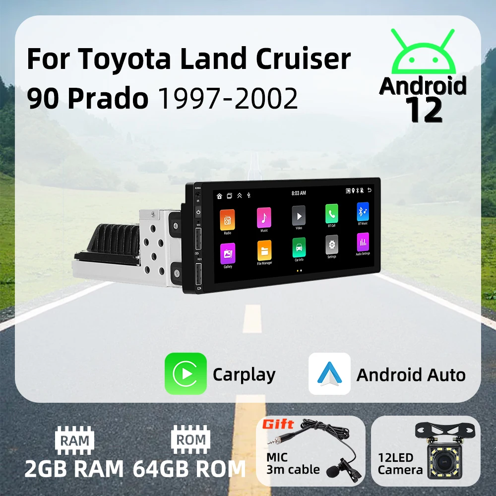 6.86" 1 Din Android… - image