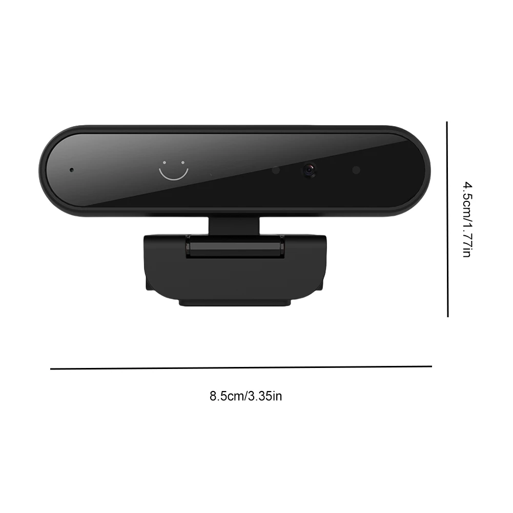 Facial Recognition Webcam Built-in Microphone for Windows 10/11 USB Computer Webcam Computer Web Camera for Computer Laptop